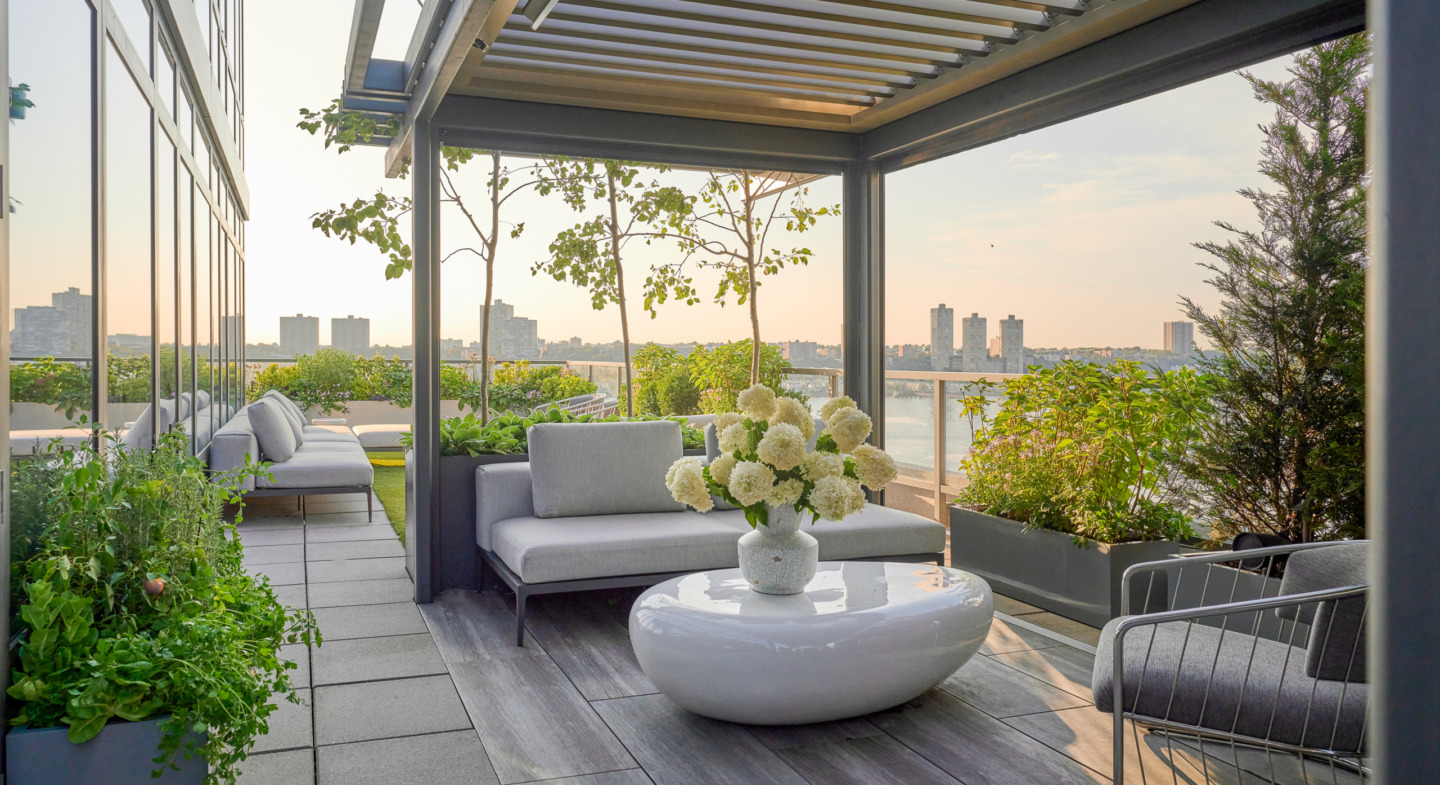 <!-- wp:paragraph -->
The team, the clients, and the spectacular setting of the raw apartment really made for the unique and striking finished product here.The spectacular light, space, and views from the apartment really provide an amazing backdrop for the designer’s work.
<!-- /wp:paragraph -->