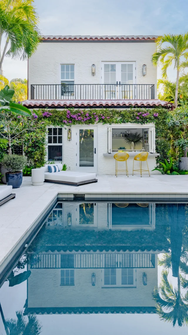 Outside and throughout this reimagined 1925 landmark in West Palm Beach.
A complete design-build transformation where the original structure was carefully restored and reworked from within, allowing spaces to open and extend naturally outward.
Beyond the main residence, the pool and guest house take on a life of their own.
Once a garage with quarters above, this structure was reimagined into a two-story cabana-poolside living below, private guest suite above.
A careful balance of preservation and transformation, carried through every detail —anchored by a landscape that defines the property as much as the architecture itself.

Featured in @floridadesign 
Builder: @sbphomes 
Architecture: Gengler Architects
Interior design: @sbphomes 
Landscape design: @nieverawilliamsdesign and Armstrong Landscape & Design
Photography: @amyvischio