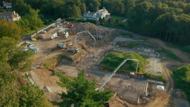 A look behind the scenes at one of our Greenwich projects.

Before the architecture begins to take shape above ground, an extraordinary amount of work, engineering, and precision happens below it.

This foundation began with a mat slab requiring more than 1,000 cubic yards of concrete and nearly 300 tons of reinforcing steel — a glimpse into the scale and complexity behind this highly detailed home.

As construction progresses, wood-form concrete will become an important architectural element throughout the residence. Designed to retain the natural texture and grain of the timber formwork, the exposed concrete will appear across chimneys, hallways, interior and exterior walls, and other architectural features — bringing warmth and character to an otherwise modern material.

An incredible foundation for what will become a truly unique modern home.

Proud to be bringing this project to life alongside our exceptional team, including @newenglandconcrete 

#SBPHomes #GreenwichCT #CustomHomes #LuxuryHomeBuilder #BehindTheBuild